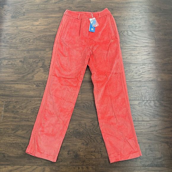 Adidas Originals Womens HIGH-WAISTED CORDUROY PANTS Size S GU0812 - Picture 12 of 16